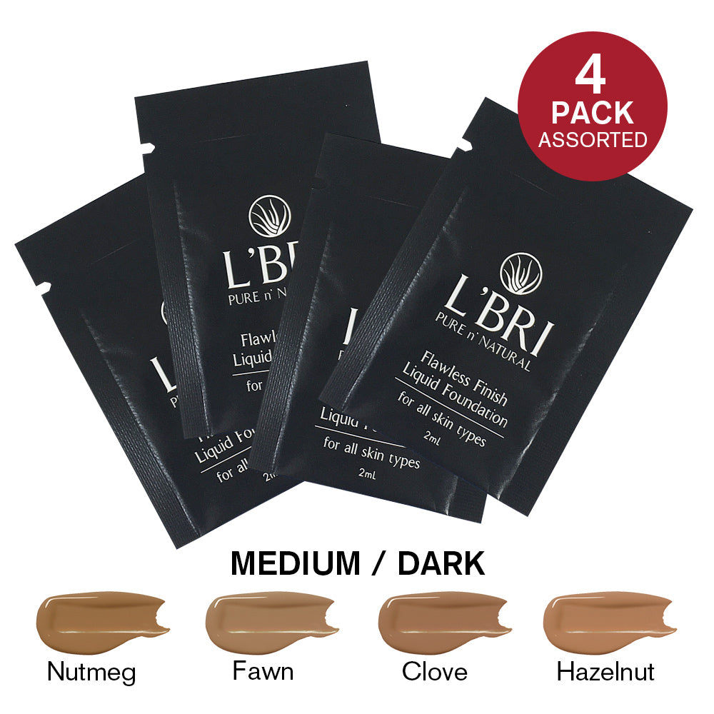 Flawless Finish Foundation Sample Set - Medium Dark
