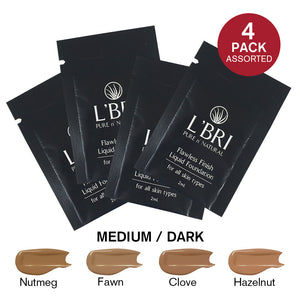 Flawless Finish Foundation Sample Set - Medium Dark