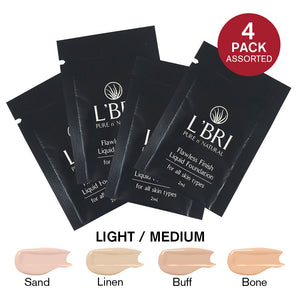 Flawless Finish Foundation Sample Set - Light to Medium