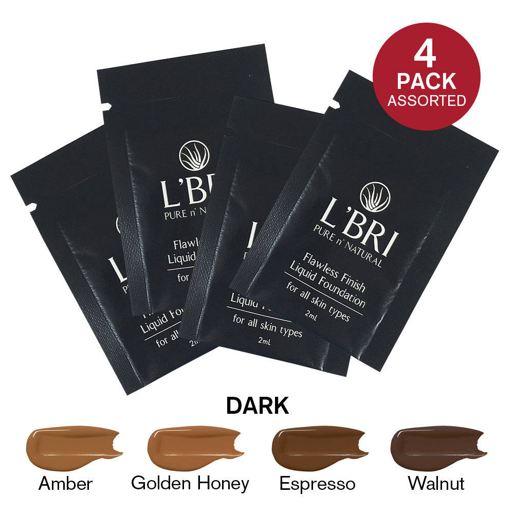 Flawless Finish Foundation Sample Set - Dark