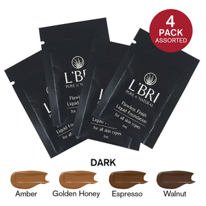 Flawless Finish Foundation Sample Set - Dark
