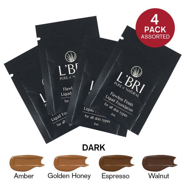 Flawless Finish Foundation Sample Set - Dark