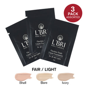 Flawless Finish Foundation Sample Set - Fair to Light