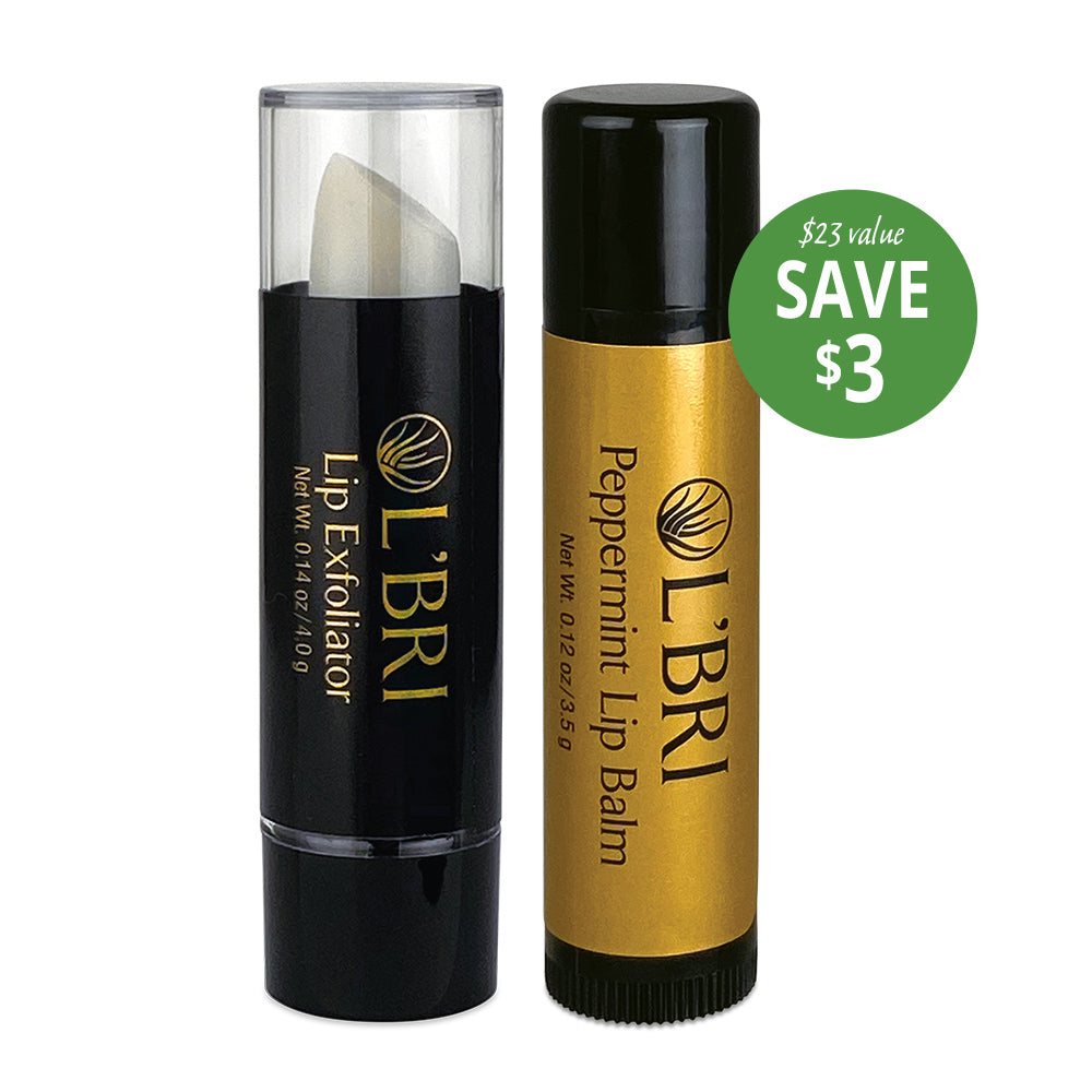 Lip Exfoliator and Lip Balm Set